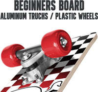 Rude Boyz 24 inch mini cruiser skateboard for kids with aluminium trucks - view 17