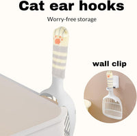 Cat Litter Scoop, Kitty Litter Scoop, Cat and Dog Poop Collector - White - image 3