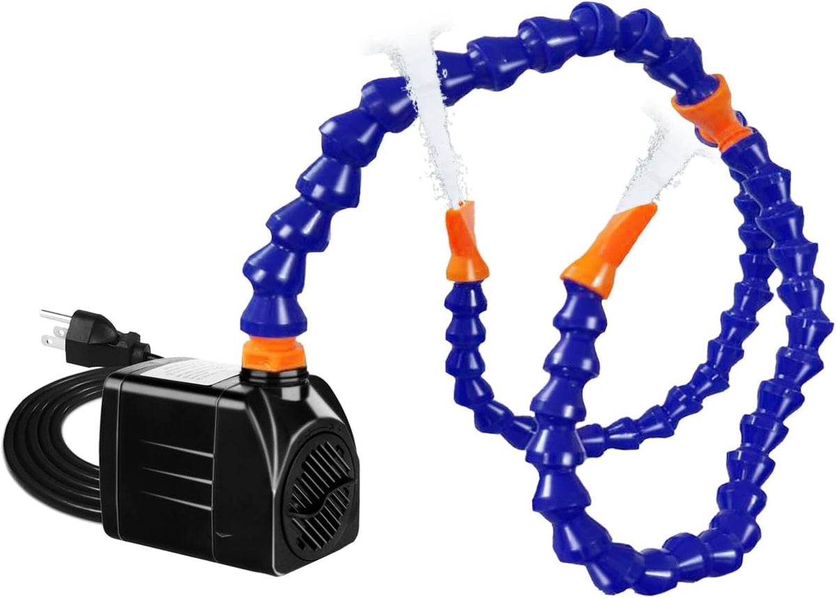 Aacabo two way water table pump with suction cups and a swivel outlet tube - view 8