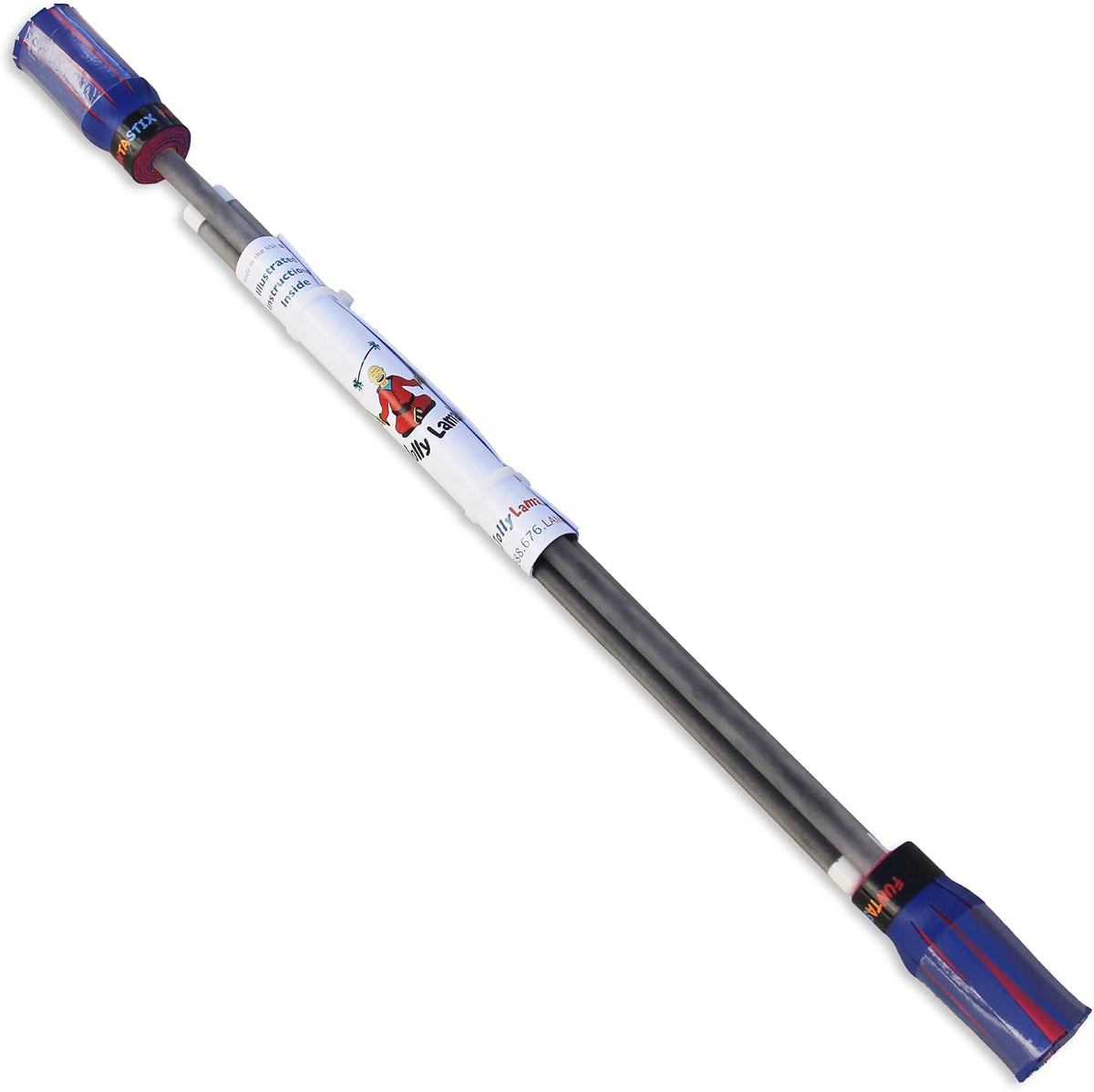 Funtastix juggling sticks by Jolly Lama, three devil sticks with rubber grips - view 3