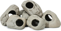 Aquarium Rock Smooth Cave Decor for Shrimp Cichlid Hiding – Essentials for Fish - Set 8 - image 2