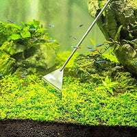 Aquarium Fish Tank Tools Kit Stainless Steel Algae Cleaning Scraper Razor Cleaner with 10 Pcs Blades (26 Inch)