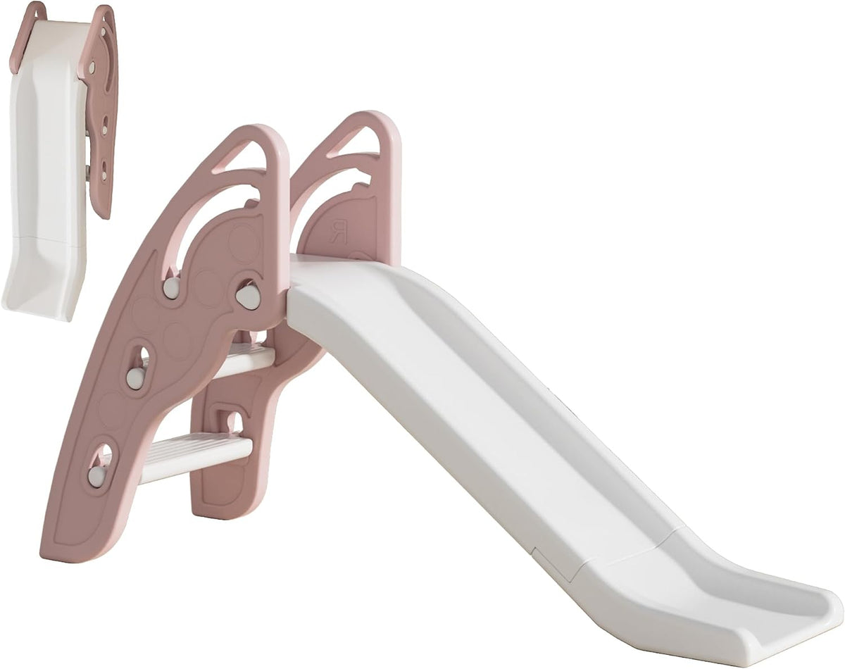 Toddler Slide Large Play Climber Slide PlaySet with Extra Long - Pink