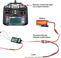 RC Remote Controlled AUX on/Off Electronic Switch Relay for Car Truck - 8A - image 3