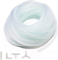 100ft Standard 3/16" Airline Tubing with Connectors for Aquariums – Essentials for Fish - 100Feet+40Connectors