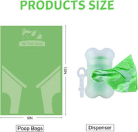 ECO-CLEAN Dog Poop Bags, 24 Rolls/360 Bags with Dispenser – Essentials for Dogs - Colorful - image 2