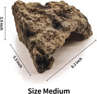 Reptile Hide Bearded Dragon Cave Hideouts Habitat Décor for Snake – Essentials for Reptiles And Amphibians - Medium - image 3
