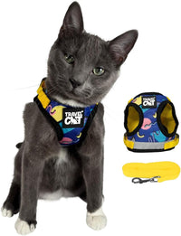 Travel Cat Harness and Leash Set - Medium / 90s Cat