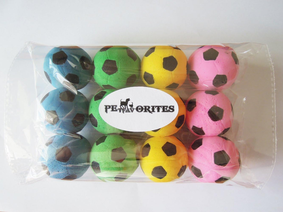 Foam Soccer Balls Cat Toys 100 Pack - 12 Pack - image 2