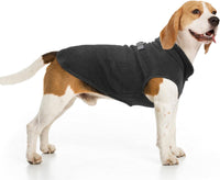 Dog Fleece Vest Sweater Winter Jacket for Small and Medium Large Dogs - X-Large / BLACK
