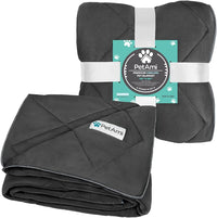 PetAmi Cooling Dog Blanket Lightweight for Small Pet Cat, 24x32 - Grey / Large (40x60) - image 2