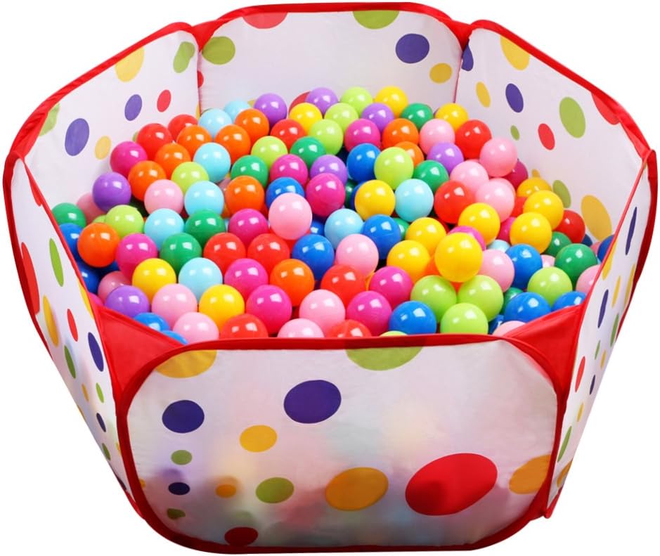 EocuSun Kids Ball Pit Large Pop Up Toddler Ball Pits Tent - Multicolored