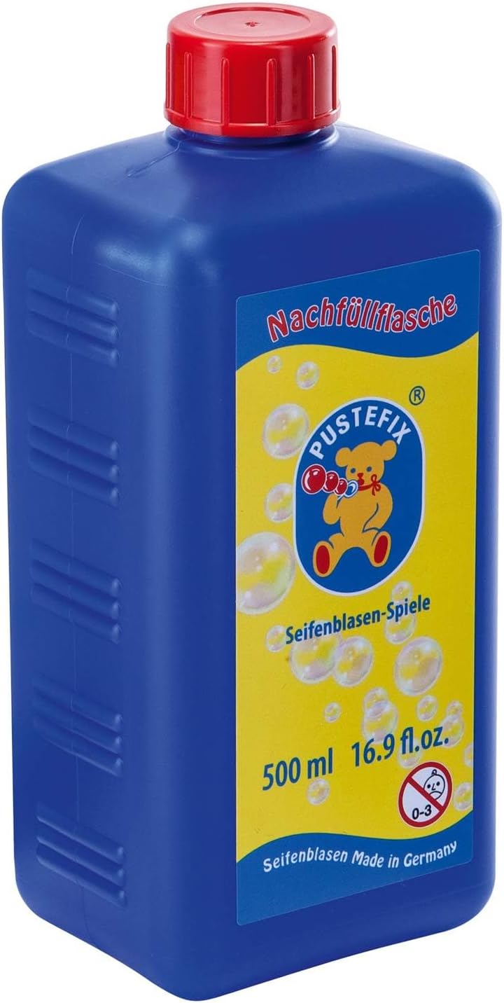 PUSTEFIX 16.9 oz Refill Bottle of Pustefix Liquid Bubble Blowing Soap