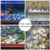 River Rock Stones, Natural Decorative Polished Mixed Pebbles Gravel,Outdoor Decorative Stones for Plant Aquariums, Landscaping, Vase Fillers (9 LB, Mixed Colors)