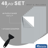 QIKSION 24 Pcs Puzzle Saver Sheets - 48 pcs - image 2