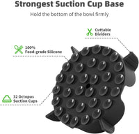 Jaoul Slow Feeder Dog Bowls Insert - Cuttable X-Large(7 inch) / Black - image 3