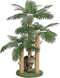 LEMONDA 31.5Inch Palm Tree Cat Scratching Post – Essentials for Cats - Palm Tree