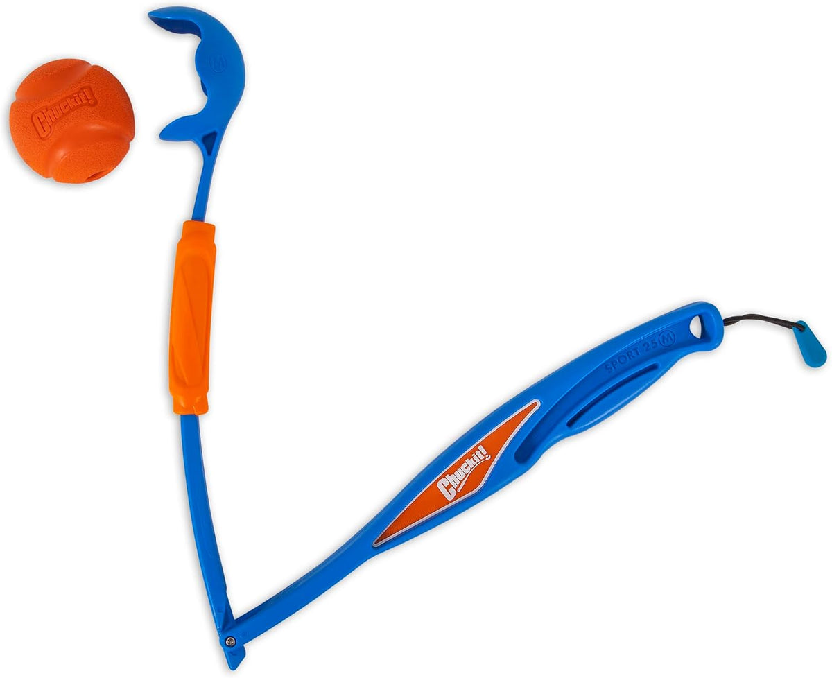 Chuckit! Fetch and Fold Mini 18M Launcher with Medium 2.5in Ball – Essentials for Dogs - Mini - image 3