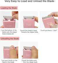 Professional Household Waterproof Low Noise Pet Hair Clippers - Ap005-3p-blades - image 4