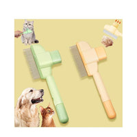 2 Pcs Brush for Cats, brush Cat Comb, Avatore brushs-Removes Fur & Relieves Pain, Upgrade Dog and Cat Hair Removal with Release Button, Multi-function Grooming Brushs for Short&Long Cats