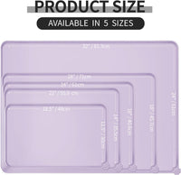 Reopet Silicone Pet Feeding Mat - Lavender / 24" x 16" - image 2