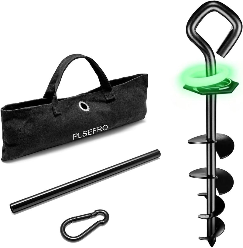 Glow-in-the-Dark Heavy Duty Dog Tie Out Stake, Dogs Up to – Essentials for Dogs
