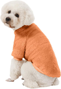 3 Pack Dog Sweaters, Dog Clothes for Small Dogs Girl Boy – Essentials for Dogs - X-Small / Orange+Coffee+Yellow - image 3