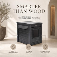 New Age Pet ECOFLEX Litter Loo Enclosure - Black / Standard - image 3