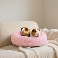 Bunny Bed Large Rabbit Hideout Soft & Comfortable – Daily Care for Small Pets - Pink+Green - image 3