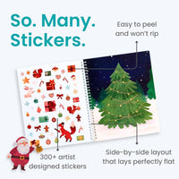 Cupkin Animal Habitats Sticker Book, 12 Coloring & Activity - Holly Jolly Holidays - image 2