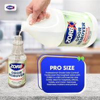 ZORBX Unscented Odor Eliminator Spray 128 Oz, 1 Gallon - Used in Hospitals & Healthcare Facilities - Advanced Trusted Odor Remover Formula - All-Purpose Deodorizer for Dog, Cat, Home, Carpet & Car