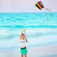 HENGDA rainbow parafoil kite with long tail, string winder and carry bag - view 7