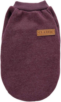 Dog Sweaters for Small Dogs, Soft Fleece Puppy Clothes - Brown / Small - image 2