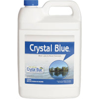 Crystal Blue Pond Colorant & Aquatic Feed Floating Fish Food Bundle for Koi & Catfish