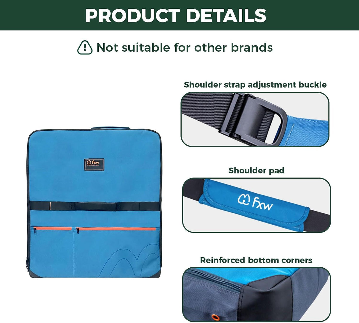 FXW Dog Playpen Storage Bag, Designed for RV Trips - Blue / 24 inch(1 Pack) - image 3