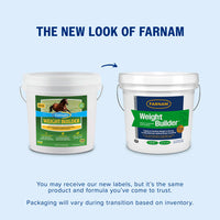 Farnam Equine Weight Builder 7.5 lbs Weight Support Supplement for Horses