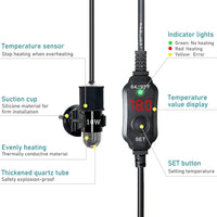 USB 10W Mini Submersible Aquarium Heater Adjustable Fish Tank Heater – Essentials for Fish - 10 Watts(USB) - image 4
