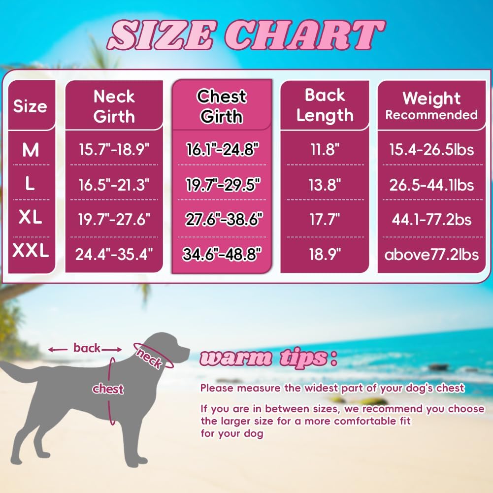 EMUST Dog Life Vest for Swimming - 2X-Large / Rose Pink - image 2