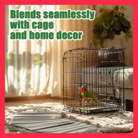Large Bird Cage Liners, 120 Ink-Free Newsprint Sheets - Large (31" x 21.5") - image 3