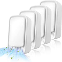 Plug-In Ionic Air Purifier (4), Home Air Ionizer, Silent Filterless Air Purifier, Silent Filterless Air Purifier for Home, Portable Negative Ion Air Freshener for Pet Odors, Dust, and Smoke.