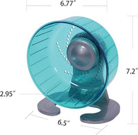 Petest Hamster Exercise Wheel, Silent Spinner Hamster Running Wheels, Diameter 6.7 inch, Green
