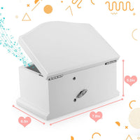 Ballerina Musical Jewelry Box with Mirror for girls，Kid's Jewelry - white-medium - image 4