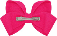 Motique Accessories 4 inch dusty rose grosgrain hair bow for girls on a metal alligator clip - view 12
