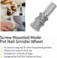 ClassC+80 Diamond Dog Nail for Dremel, Screw-Mounted Mode Nail Dremel Tool for Dogs, Especially Suitable for Long-Haired Dogs, Dremel Polishing Bits, Animals Nail Care & Home Grinder Tools