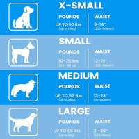 BV Dog Wraps Male X-Small (Waist 9-14 in) Super Absorbent - 400 Count Disposable - Doggie Diapers with Wetness Indicator- Adjustable Male Dog Wraps - Ideal for Incontinence/Training