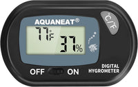 AQUANEAT Reptile Thermometer Hygrometer Digital Display Temperature - 1 Pack