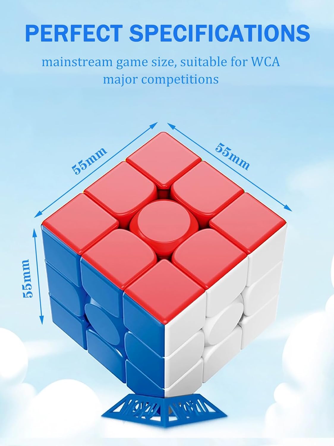 CFMOUR stickerless 2x2 and 3x3 speed cube set in gift box - view 22