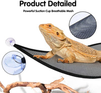 Bearded Dragon Hammock Reptile Hammock for Axolotl, Geckos - 19*13*13inch - image 4