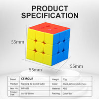 CFMOUR stickerless 2x2 and 3x3 speed cube set in gift box - view 31