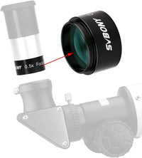 SVBONY 0.5x 1.25 inch telescope focal reducer with 2-element FMC optics - view 2